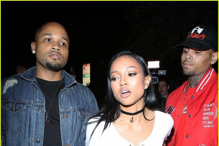 Chris Brown and Karrueche Tran reunite at Hollywood nightclub