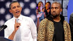 Barrack Obama and Kanye West