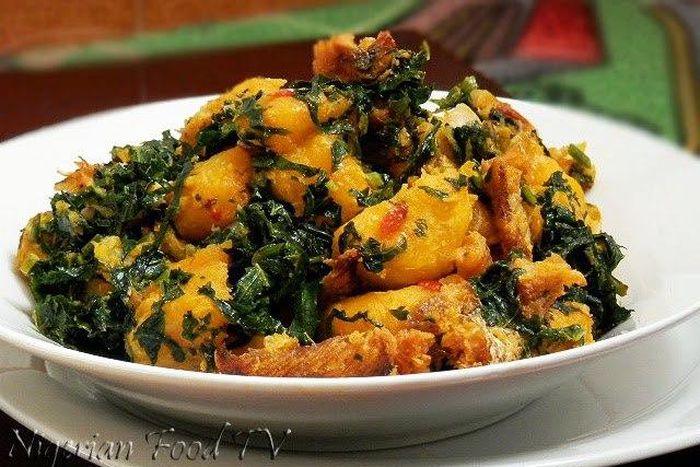 Unripe plantain porridge