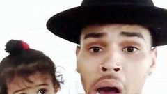 Chris Brown and daughter, Royalty