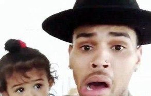 Chris Brown and daughter, Royalty