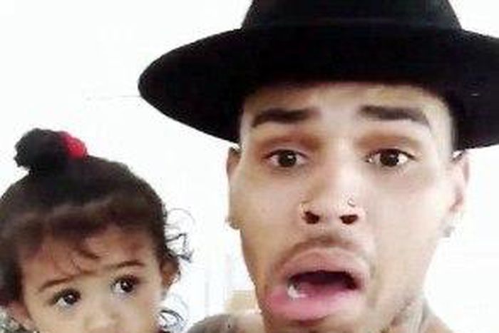 Chris Brown and daughter, Royalty