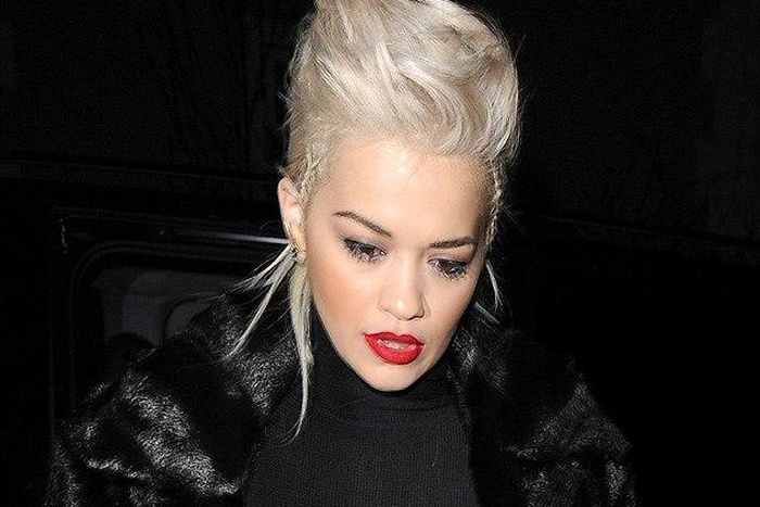 Rita Ora, nipples out in London