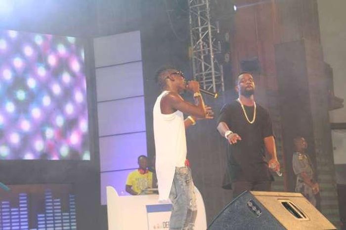 Shatta Wale and Sarkodie performing at Ghana meets Naija