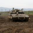 Israeli tanks deploy in the Israeli-annexed Golan Heights on January 20, 2019