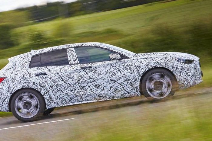 The Infiniti Q30 undergoing final testing.