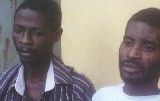 Godwin Michael and his partner in crime