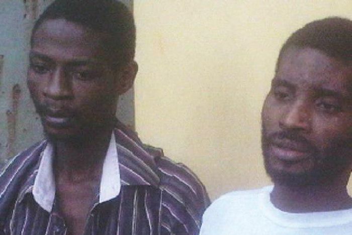 Godwin Michael and his partner in crime