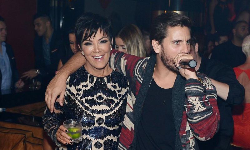Scott Disick parties with Kris Jenner