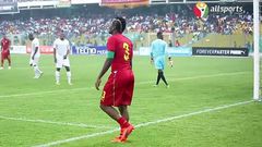 Asamoah Gyan's goal and celebration