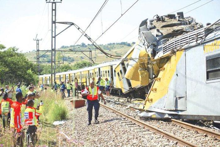 Train collision in South Africa