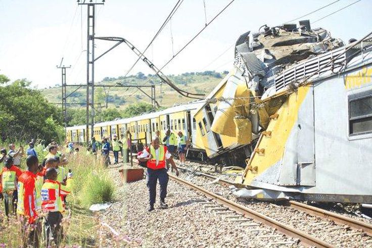 Train collision in South Africa