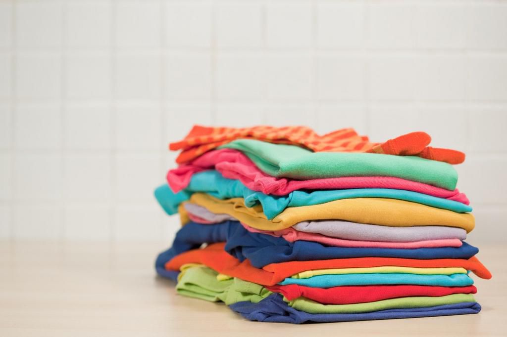 Pile of new clothes
