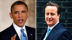 US President, Barack Obama and UK Prime Minister, David Cameron