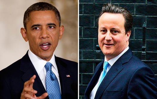 US President, Barack Obama and UK Prime Minister, David Cameron