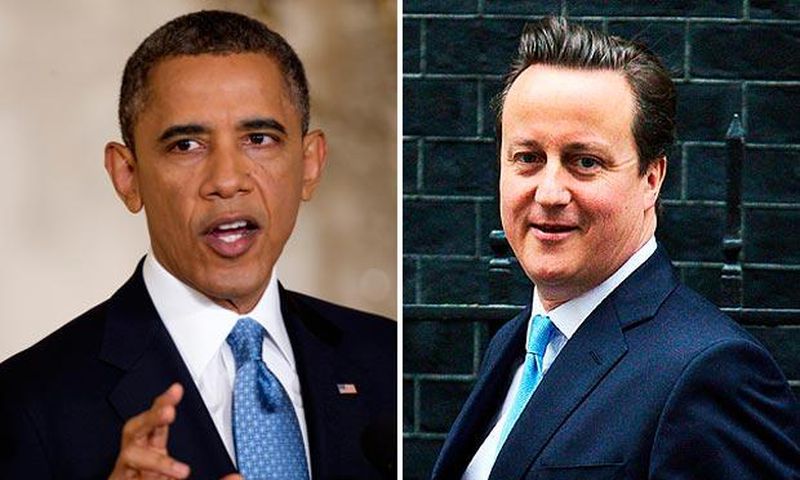US President, Barack Obama and UK Prime Minister, David Cameron