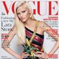 Lara Stone wears Versace for Vogue UK August 2015