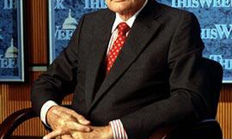David Brinkley was an American newscaster for NBC and ABC in a career lasting from 1943 to 1997.