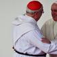 Pope Francis is pictured upon landing at Tocumen International Airport in Panama City on January 23, 2019 Pope Francis said fear of migration was "making us crazy" as he headed to Panama on Wednesday January 23, 2019 for a gathering of young Catholics,...