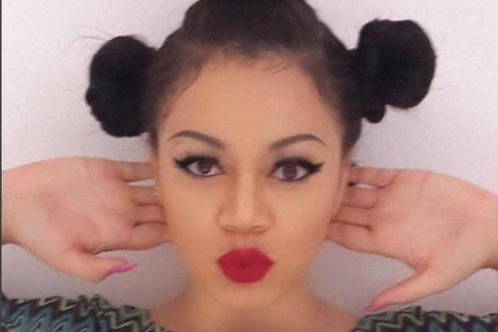 Ghanaian actress, Nadia Buhari, showing off her new look
