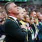 South Africa head coach Heyneke Meyer during the national anthem Reuters / Eddie Keogh Livepic