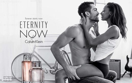 Jasmine Tookes and Tobias Sorensen for Calvin Klein 'Eternity Now' fragrace campaign
