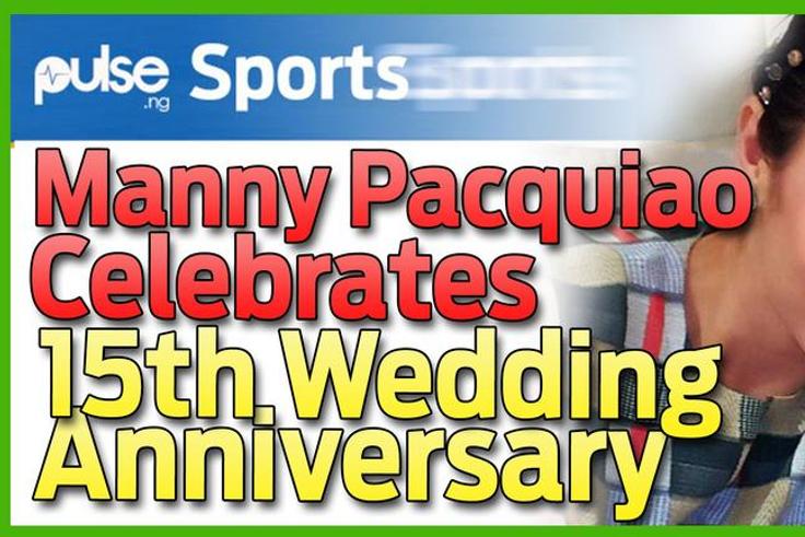 Filipino boxer celebrates 15th wedding anniversary
