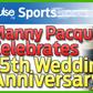 Filipino boxer celebrates 15th wedding anniversary