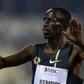 Ezekiel Kemboi of Kenya celebrates his victory in the men's 3000m Steeplechase during the IAAF Diamond League athletics meet in Doha May 9, 2014. REUTERS/Fadi Al-Assaad