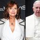 Susan Sarandon and Pope Francis