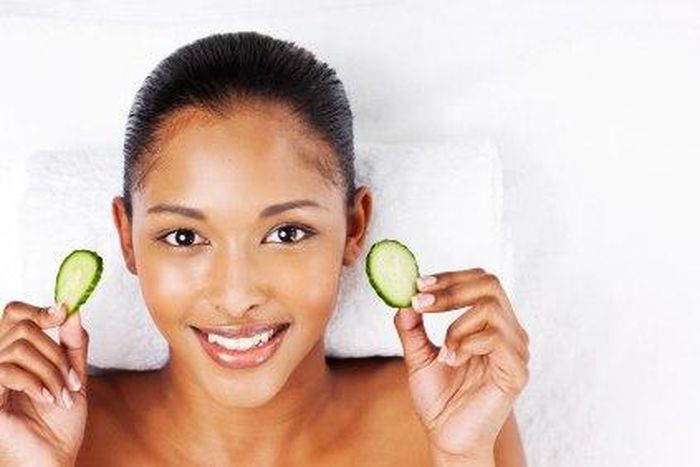 Cucumbers are used a lot in skincare