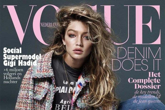 Gigi Hadid covers Vogue Netherlands November 2015 edition