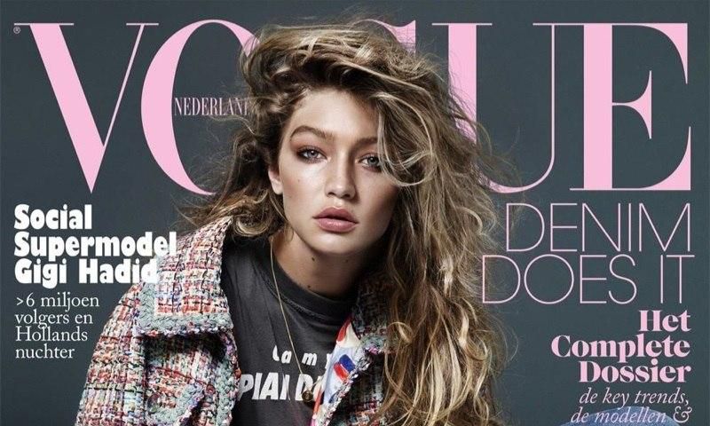 Gigi Hadid covers Vogue Netherlands November 2015 edition