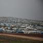A general view of a camp for displaced people in the village of Atme, in Syria's mostly rebel-held northern Idlib province