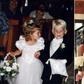 Flower girl and ring bearer now husband and wife