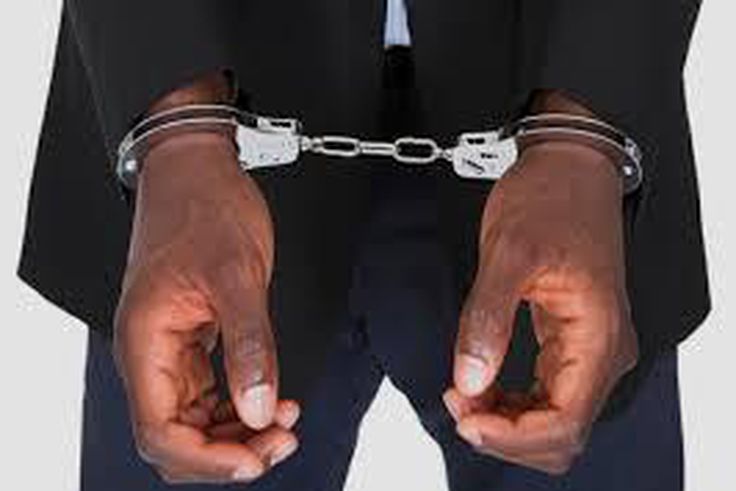 Pastor in handcuffs