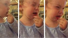 When her dad tells her she can’t have a boyfriend until she is 50, Kennedy starts crying.