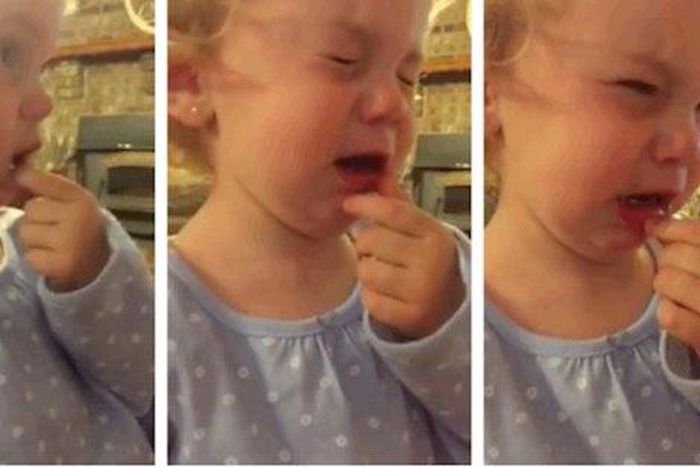 When her dad tells her she can’t have a boyfriend until she is 50, Kennedy starts crying.