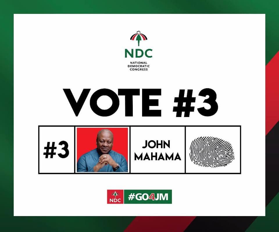 Mahama No 3 on ballot