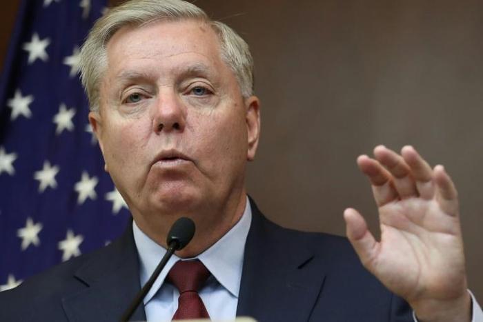 US Senator Lindsey Graham warned that thousands of Islamic State jihadists still 'lurk' in Syria