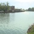 A stretch of the Erie Canal.