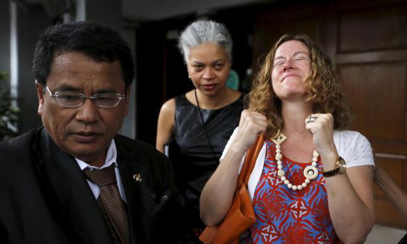 Indonesia frees intl school teachers jailed for student abuse