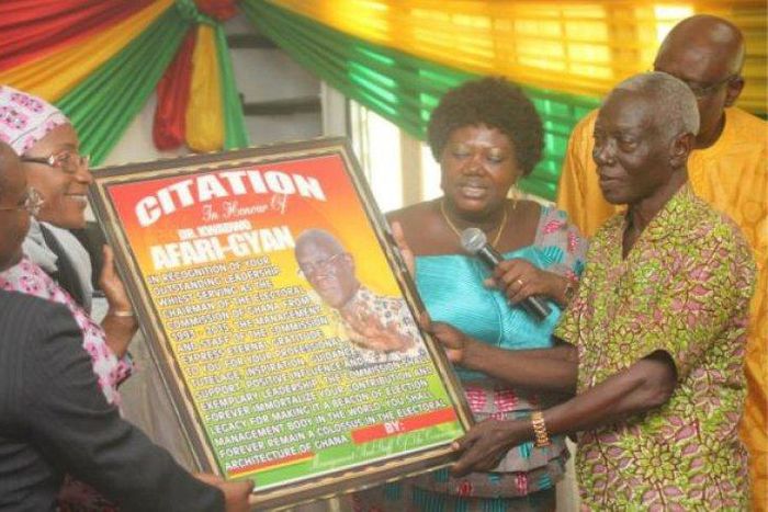 Farewell durbar held for Afari-Gyan