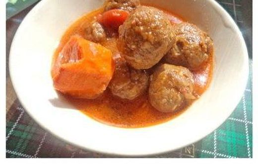 Fish balls stew