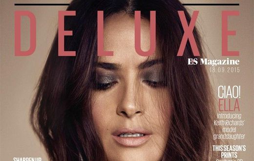 Salma Hayek covers Evening Standard Magazine