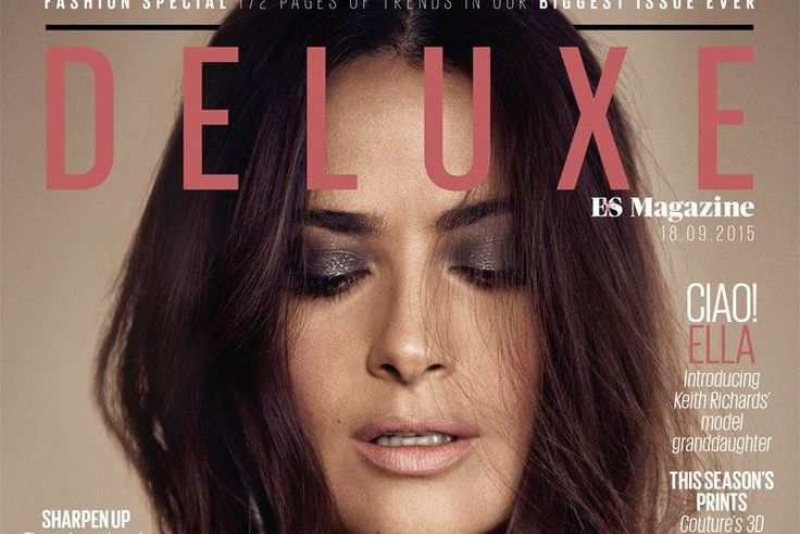 Salma Hayek covers Evening Standard Magazine