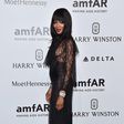 Naomi Campbell at the Milan's amfAR gala fashion week