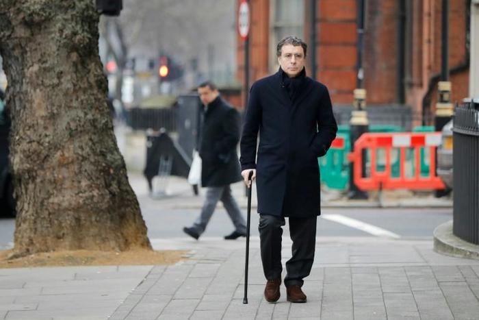 French-Algerian businessman Alexandre Djouhri arrives at Westminster Magistrates court in central London for an extradition hearing