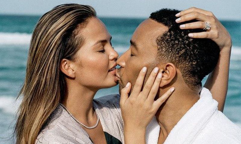 Christy Teigen and John Legend