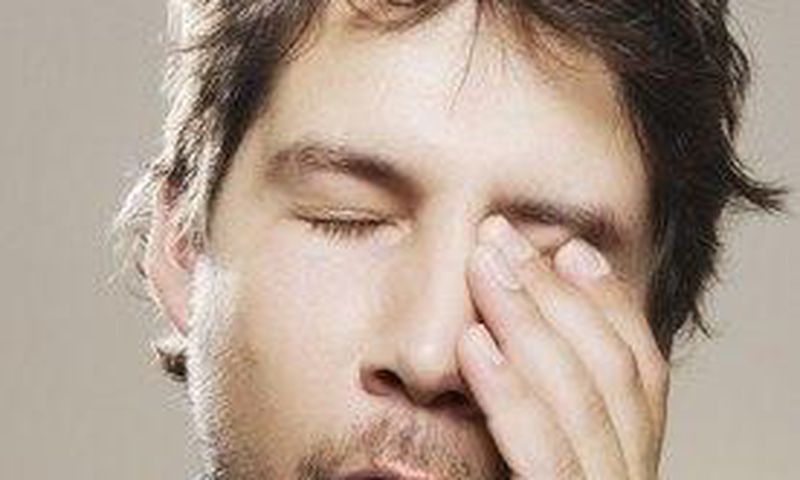 Sleepy man
